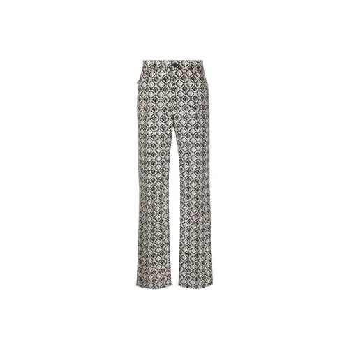 Marine Serre Мужские Повседневные Брюки Черные