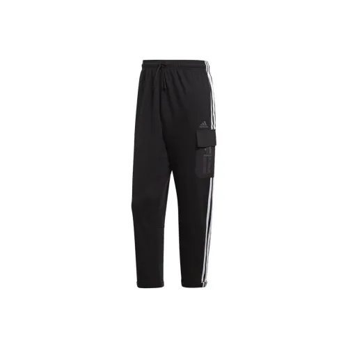 Adidas Мужские Повседневные Брюки Черные