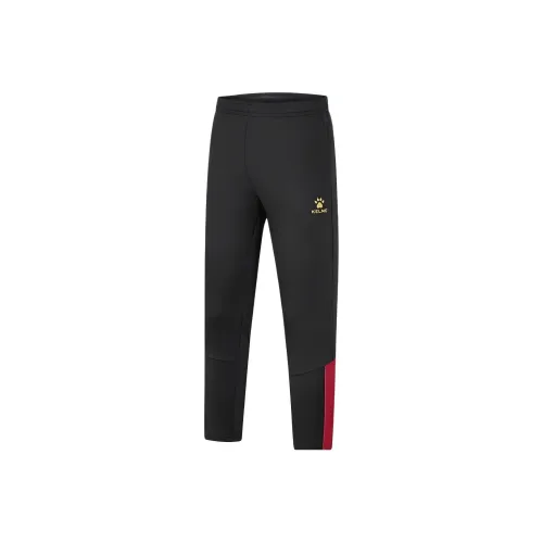 KELME Черный Красный Мужские Вязаные Тренировочные Штаны