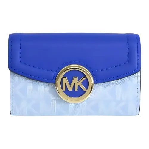 MICHAEL KORS ПВХ-покрытый холст Key Pouch Женские Синий