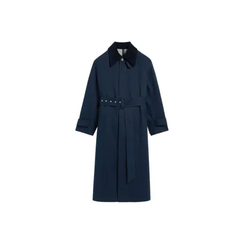 AMIPARIS FW24 Тренчкот Унисекс Морской Синий