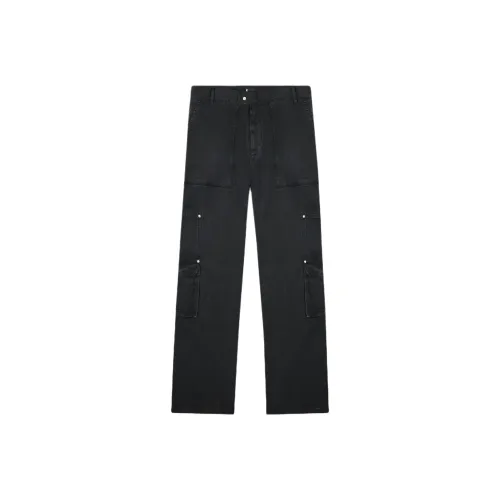 REPRESENT Карго-брюки унисекс вымытый черный