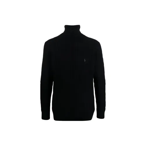 Polo Ralph Lauren FW22 Кашемировый свитер мужской черный