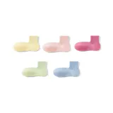 Светло-желтый + Нежно-розовый + Дофаминовая одежда Розовый + Изумрудно-зеленый + Ледниково-голубой (5 пар)