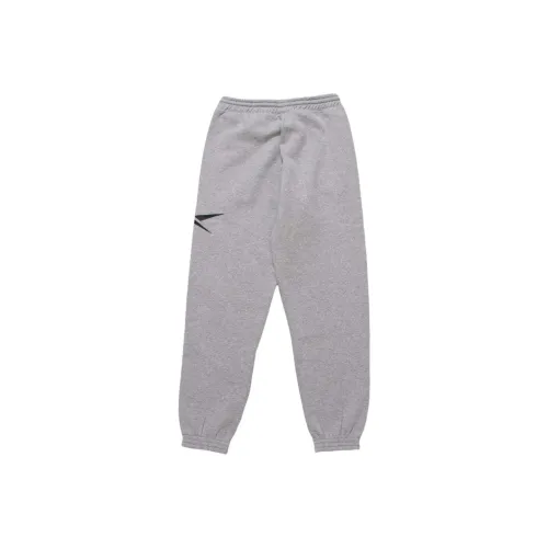 Reebok Вязаные тренировочные брюки мужские серые