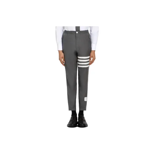 THOM BROWNE Серые Мужские Повседневные Штаны