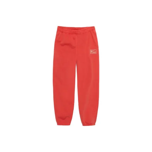 Nike x Stussy FW23 Вязаные тренировочные штаны унисекс оранжевые