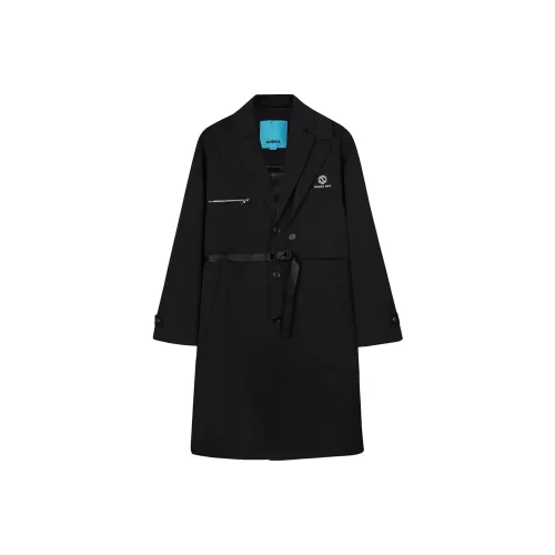 GUUKA TECH Тренч Унисекс Черный