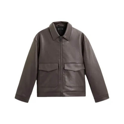 ZARA Куртки и Пальто Мужской Серый