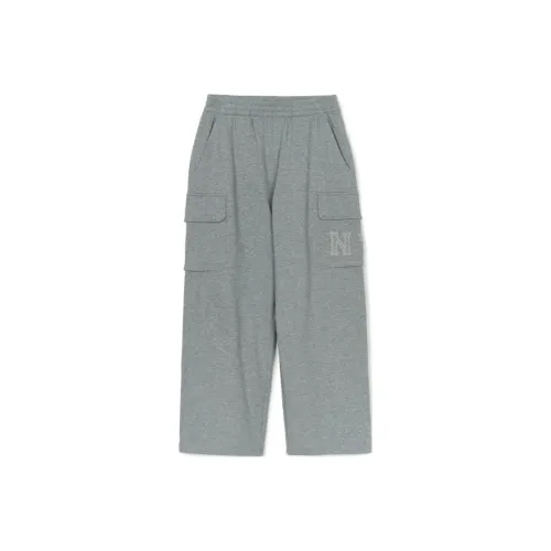 Mlb Base Logo Нью-Йорк Янкис Coopers Брюки карго Унисекс Серый