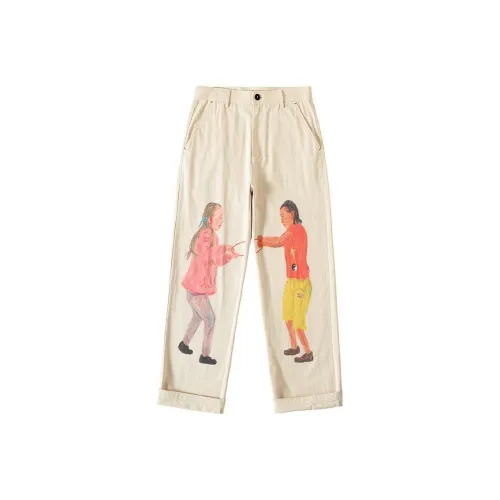 Crying Center Светлый хаки Унисекс Повседневные брюки