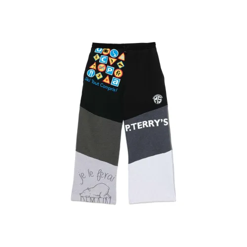 Marine Serre FW24 Вязаные спортивные брюки мужские черные