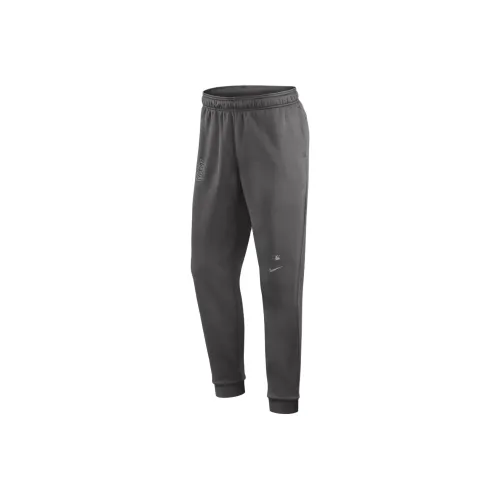 Nike MLB Коллаборация St. Louis Cardinals Travel Player Вязаные тренировочные брюки Мужские Серые