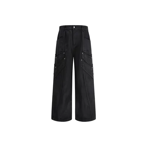 UPGREATED Черные Унисекс Джинсы