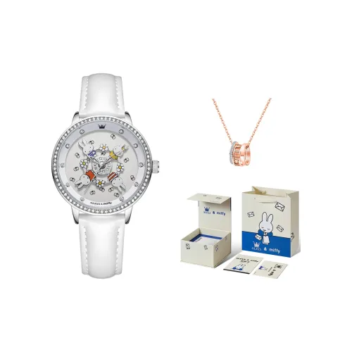 OLEVS Кварцевый механизм Часы Женские Белый циферблат