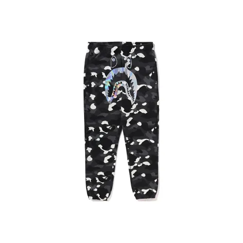 A BATHING APE Вязаные тренировочные брюки для мужчин