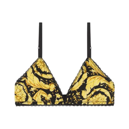 VERSACE Желтый черный Женские бюстгальтеры
