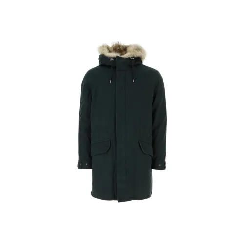 Yves Salomon PARKA Пальто Мужское Яшма