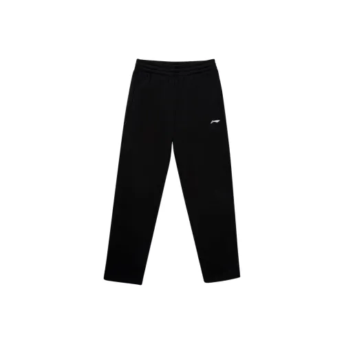 Лайнер Badminton Series Вязаные Тренировочные Штаны Мужские Черные