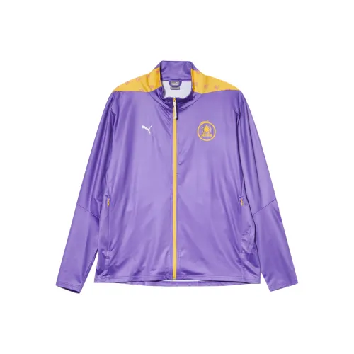 Puma x WANGZHERONGYAO Коллаборация Куртки Пальто Унисекс Фиолетовый