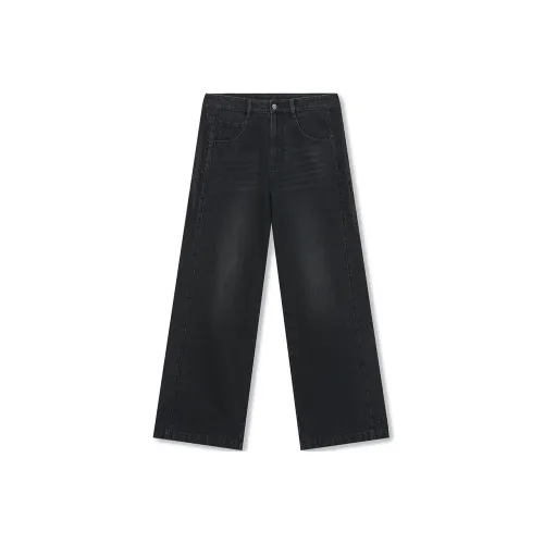 DICETINY Черные Унисекс Джинсы