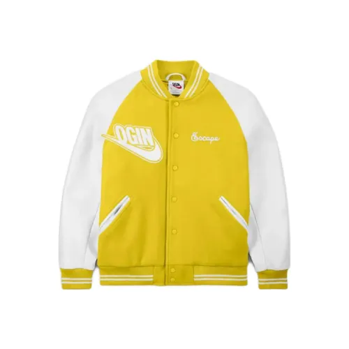 Nike Бейсбольная куртка Мужская Желтая