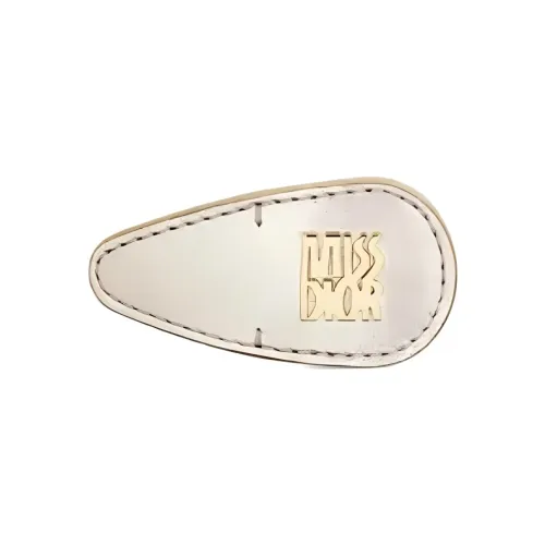 DIOR Телячья кожа Металл Заколки для волос Унисекс Золото