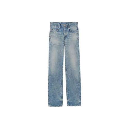 SAINT LAURENT Blue Men's Jeans SAINT LAURENT Синий Мужские Джинсы