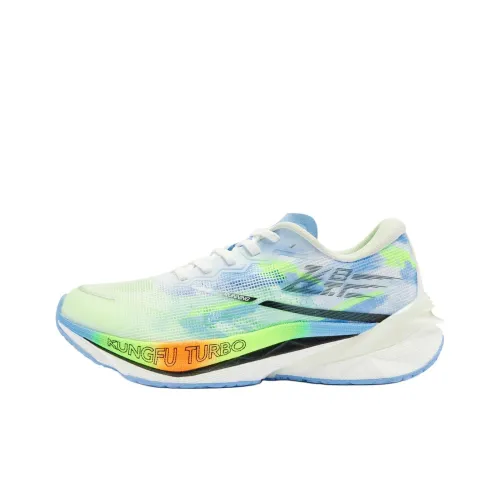 QIAODAN Slip-resistant Abrasion-resistant Low Top Детская беговая обувь Белый