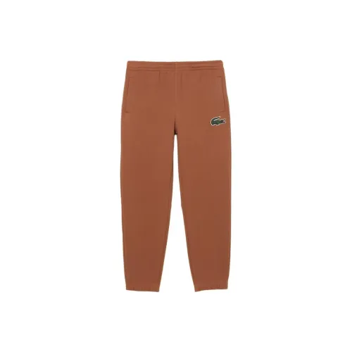 Lacoste Вязаные тренировочные брюки мужские светло-коричневые