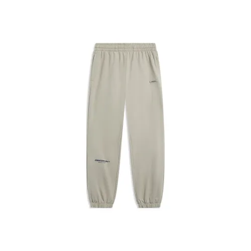 Лайнер Вязаные Тренировочные Штаны Мужские Скальный Серый Тонкий