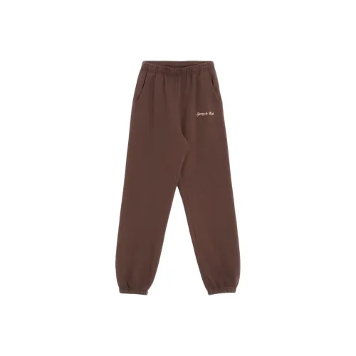 SPORTY RICH Повседневные брюки Мужские Коричневые