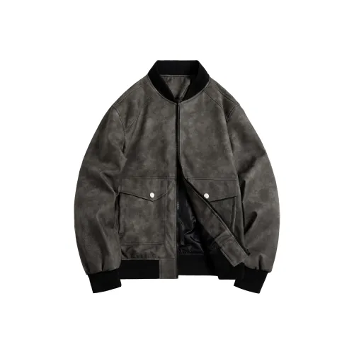 YATSI Унисекс Кожаные Куртки