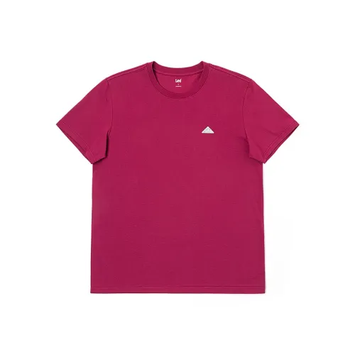 Ли совместный модель SS25 T Рубашка Мужская Бордовая