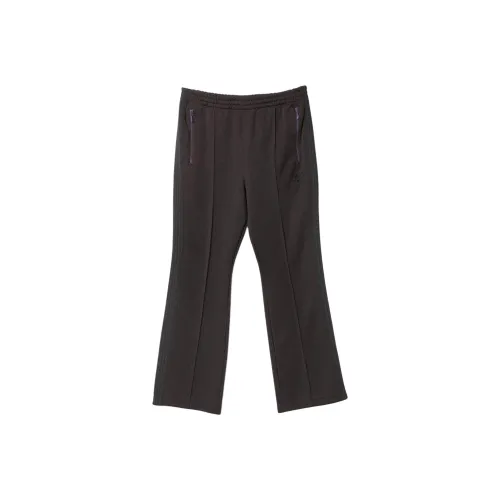 Needles 2024 2025 Осенне Зимняя коллекция Вязаные спортивные штаны унисекс Темно-фиолетовый