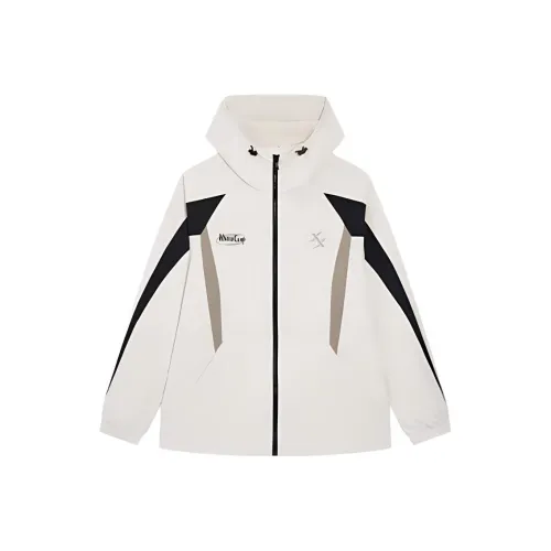 XTEP Тренчкот Мужской Хлопковый Белый