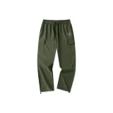 Армейский зеленый (Qf Глобальный Логотип на штанах с следами)