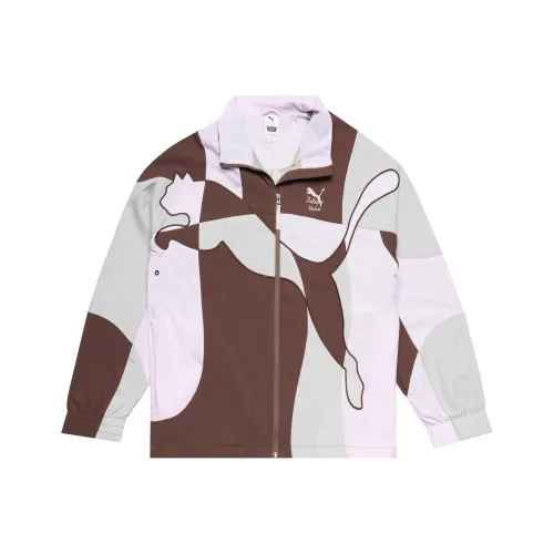 PUMA x KIDSUPER CELLERATOR FW24 Куртка Мужская Розовый Коричневый Серый