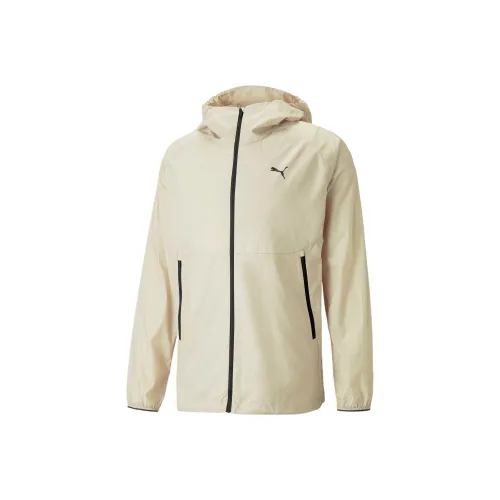 PUMA Термический Быстросохнущая Ветровка Мужская Экрю