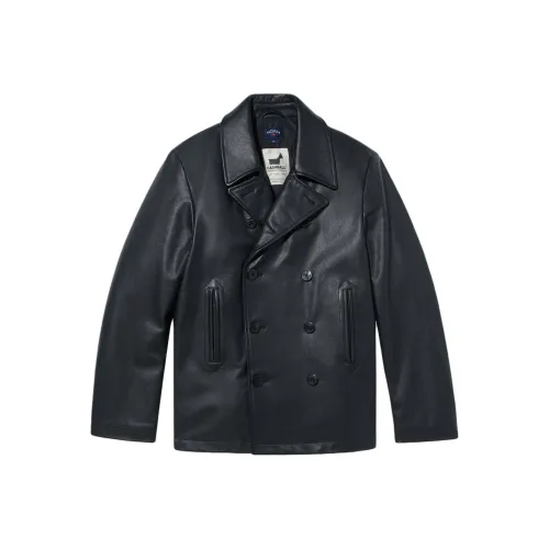 NOAH FW24 Кожа Куртка Мужская Черная