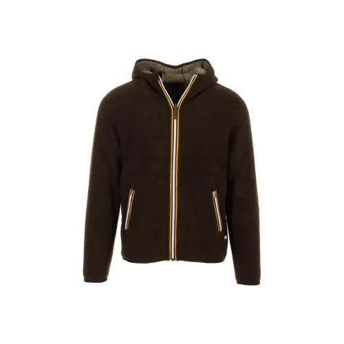 K WAY Коричневый Мужской Свитшот