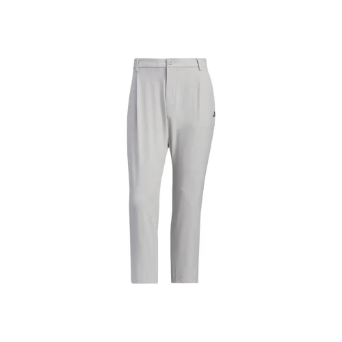 Adidas AEROREADY 4 WAY Эластичный 9 10 Широкий Вязаные Тренировочные Штаны Мужские Светло-Серые