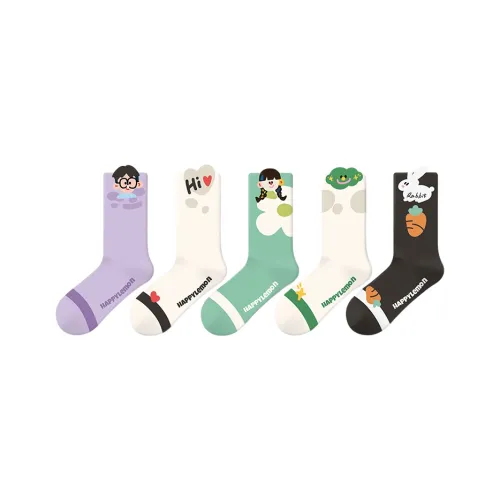 Happylemon Носки Crew Женские упаковка из 5 пар