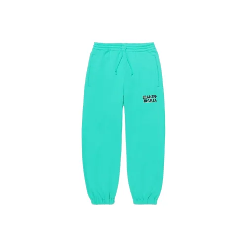 WACKO MARIA FW24 Вязаные тренировочные штаны унисекс бирюзовые