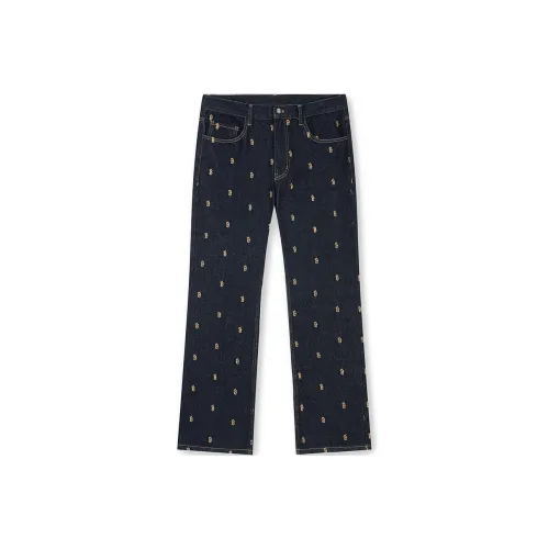 BONELESS Cut Jeans Unisex Dark Blue