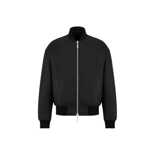 DIOR Кожа Куртка Мужская Черная