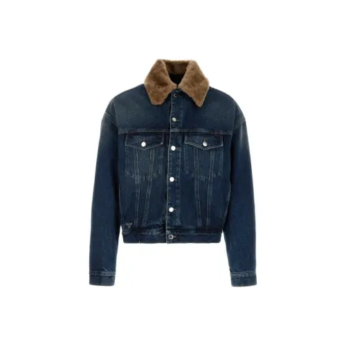 PRADA Куртки и Пальто Мужской Синий