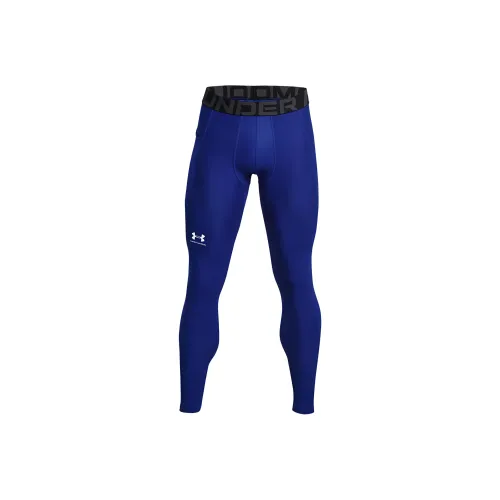 Under Armour HeatGear Вязаные Тренировочные Штаны Мужские Королевский Синий
