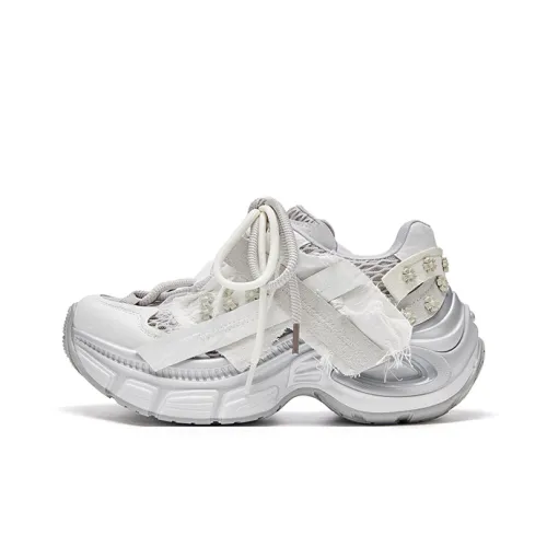 HR Low Топ Толстая подошва Кроссовки Женские