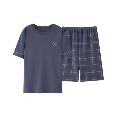 MIIOW Cool One Summer Series Пижамный комплект Мужской Темно-синий